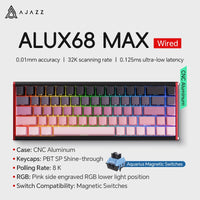 AJAZZ AK680 MAX Magnetic Switch Mechanical Keyboard 60% Rapid Trigger 0.01mm 8K/1K Return 68 keys Wired/Wireless Gaming Keybaord thumbnail