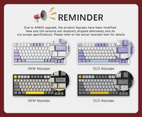 AJAZZ AK820 / AK820Pro Gaming Mechanical Keyboard 75% 82 Keys Wired Single Mode/Bluetooth Wireless Gamer Keyboard for Laptop PC thumbnail