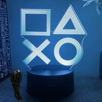 NEON GAMER 3D Lamp LED Night Light Gaming Setup RGB Children's Lamps Gamer Room Decoration Bedroom Table Lamp Personalized Gifts thumbnail