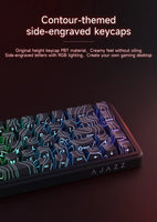 AJAZZ AK680 MAX Magnetic Switch Mechanical Keyboard 60% Rapid Trigger 0.01mm 8K/1K Return 68 keys Wired/Wireless Gaming Keybaord thumbnail