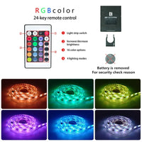 USB LED Strip Lights RGB 5050 LED Light Music Sync Color Changing TV Backlight Flexible LED Lamp Tape Ribbon for Party Home Deco thumbnail