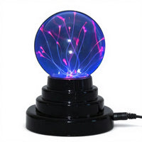 3/4/5/6 Inch Magic Plasma Ball Lamp LED Atmosphere Night Light Only Touch Sensitive Glass Plasma Light Bedroom Decor Kids Gifts thumbnail