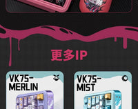 VALKYRIE Vk75 MIST Mechanical Keyboard Tri Mode E-Game Hot Swappable 2.4g/Wired/Bluetooth Rgb Gasket Customized Keyboard thumbnail