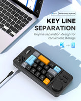 Hot Swap Wired Mechanical Keyboard with Volume Scroll Jostic 19Keys Programmer Keypad for Computer Laptop thumbnail