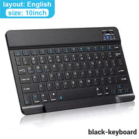 Bluetooth Wireless Keyboard Mouse For IOS Android Windows Tablet For iPad Air Mini Pro Spanish Korean Portugal Russian Keyboard thumbnail