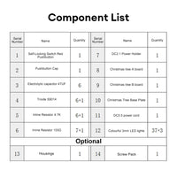 Xmas Tree DIY Kits RGB LED Flashing Tree DIY Kits Electronics Soldering Colorful 3D for Soldering Practice Learning thumbnail