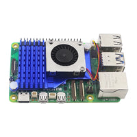 Raspberry Pi 5 Active Cooler Fan Aluminum Heatsink with PWM Speed Adjustable Fan Black Silver Blue Metal Radiator for RPi 5 thumbnail