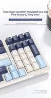 K8 100 Key Wireless Mechanical Keyboard Tri-mode Connection,Full Key Hot Swap,lighting Effects,Gasket Muffler Structure, Laptops thumbnail