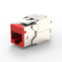 Linkwylan RJ45 Cat6 Cat6A STP Colored Keystone Jack With Multi-Colors Identification Shielded Tool-free Connection thumbnail