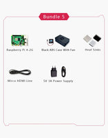 Official Original Raspberry Pi 4 Model B Dev Board Kit RAM 2G 4G 8G 4 Core CPU 1.5Ghz 3 Speeder Than Pi 3B+ thumbnail