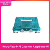 RetroFlag 64Pi Case for Raspberry Pi with Safe Shutdown and Reset Compatible with Raspberry Pi 5 Dual USB Ports SD Card Storage thumbnail