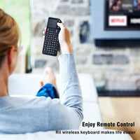 Rii X1 2.4GHz Mini Wireless Keyboard English/ES/FR Keyboards with TouchPad for Android TV Box/PC/Laptop thumbnail