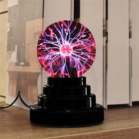 3/4/5/6 Inch Magic Plasma Ball Lamp LED Atmosphere Night Light Only Touch Sensitive Glass Plasma Light Bedroom Decor Kids Gifts thumbnail
