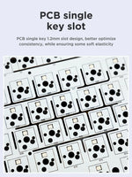 AULA F87 Pro Mechanical Keyboard 2.4g/Usb/Bluetooth Tri Mode Wireless 87 Key Rgb Pbt Gasket 5 Layer Silencing Full Key No Impact thumbnail