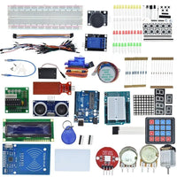 Starter Kit for Arduino Uno R3 - Uno R3 Breadboard and holder Step Motor / Servo /1602 LCD / jumper Wire/ UNO R3/850 thumbnail