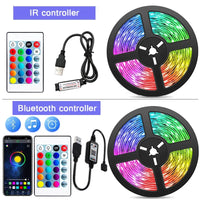 USB LED Strip Lights RGB 5050 LED Light Music Sync Color Changing TV Backlight Flexible LED Lamp Tape Ribbon for Party Home Deco thumbnail