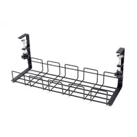 Undertable Storage Rack Metal Cable Tray Computer Desk Wire Organizer without Perforated Kitchen Storage Accessories thumbnail