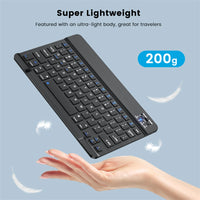 Bluetooth Wireless Keyboard Mouse For IOS Android Windows Tablet For iPad Air Mini Pro Spanish Korean Portugal Russian Keyboard thumbnail