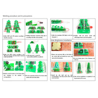 Xmas Tree DIY Kits RGB LED Flashing Tree DIY Kits Electronics Soldering Colorful 3D for Soldering Practice Learning thumbnail