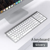 Wireless Keyboard Mouse Bluetooth 5.0 2.4G Combo Rechargeable Full Size Wireless Keyboard For Notebook Laptop Tablet iPad PC thumbnail